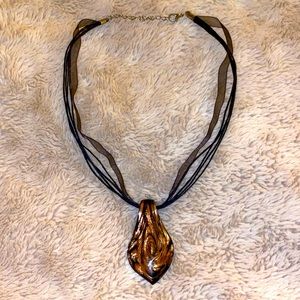 Handmade Glass Pendant Necklace